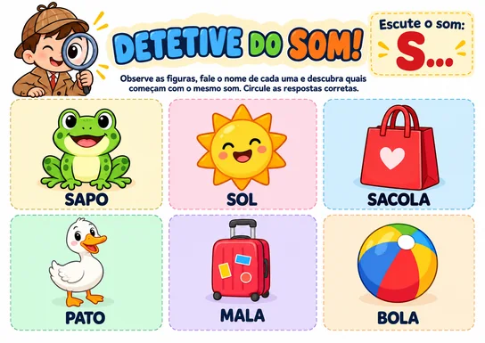 Atividade real: Investigue o som inicial