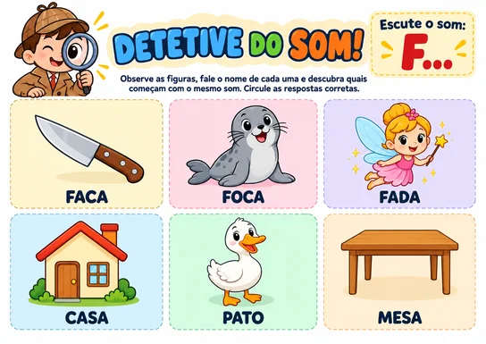 Atividade real: Compare os sons